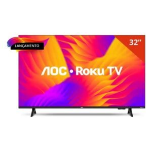 Smart Tv Aoc Dled 32 Wi-fi Roku Tv Quad Core 32s5155-78g